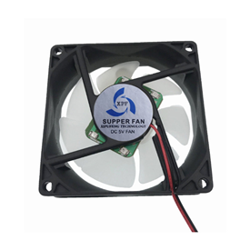 5V8025风扇紫色灯风机大吸力长寿命灭蚊灯风扇植物灯风机